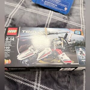 LEGO Technic Helicopter with Red and White Design